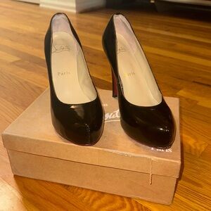 Louboutin patent pumps